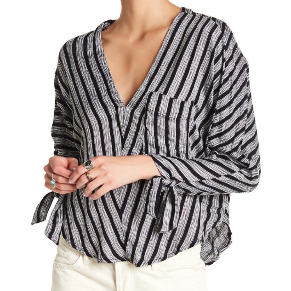 Free People Morning Stripe Dolman Top